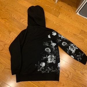 Black rose hoodie